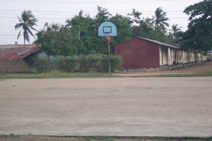 Basketball field.